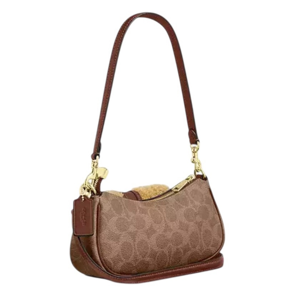 Coach Crossbody Ashton Mini Bag Vintage Brown CDB13 - Picture 7 of 8
